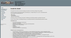 Desktop Screenshot of kondotec.de